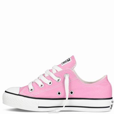 Converse Chuck Taylor All Star Classic Colours Tdlr/Yth Low Tops Kids - Pink Shoes (746SMRJD)